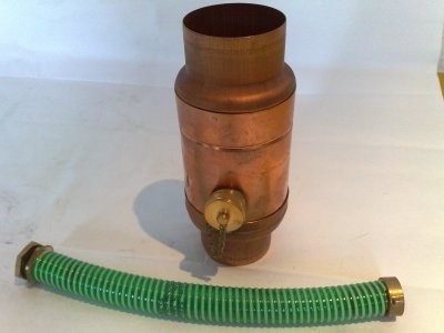 Regenwassersammler aus Kupfer