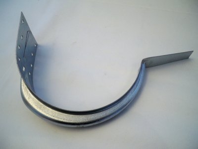 4 Rinneneisen Stck.€ 0,80 verzinkt 7tlg 25/5mm hochkant gerade Dachrinnenbefest 