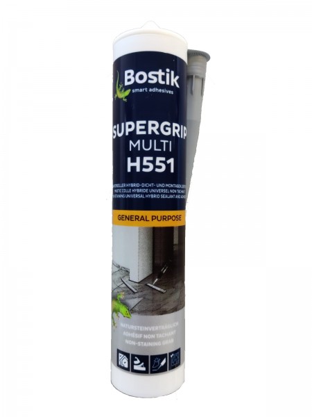 Bostik Blechkleber H551 Supergrip Multi - Super Fix, Metall, Holz, Kunstoff