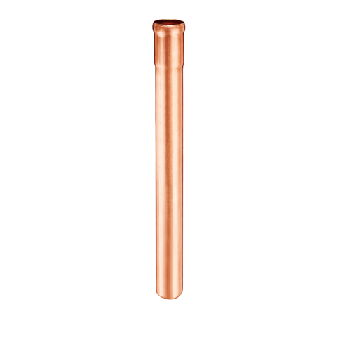 Standrohr DN 100mm ohne Reinigung aus Kupfer